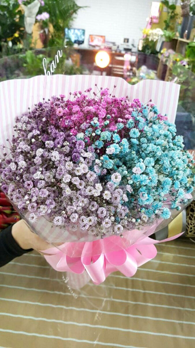 안개삼색꽃다발 (70,000 원)